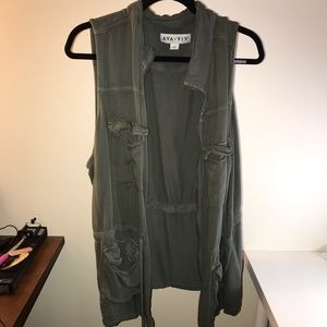 Green utility vest